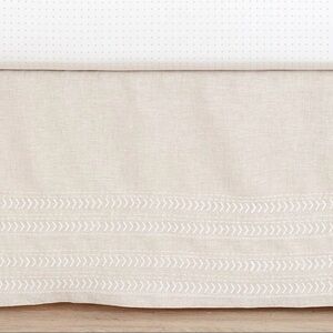 Pottery Barn Sweet Animal crib skirt